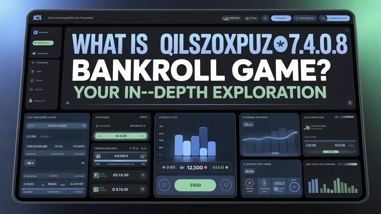 what is qilszoxpuz7.4.0.8 bankroll game